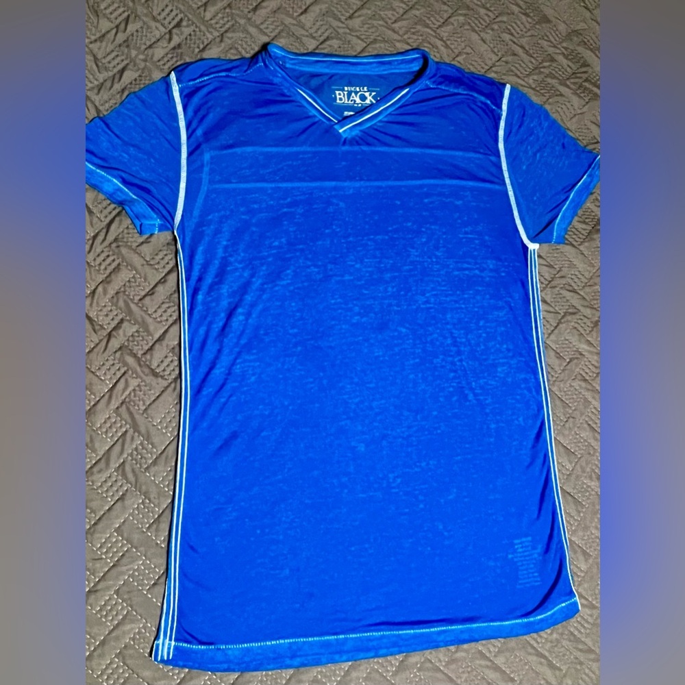 Royal blue men’s Buckle shirt